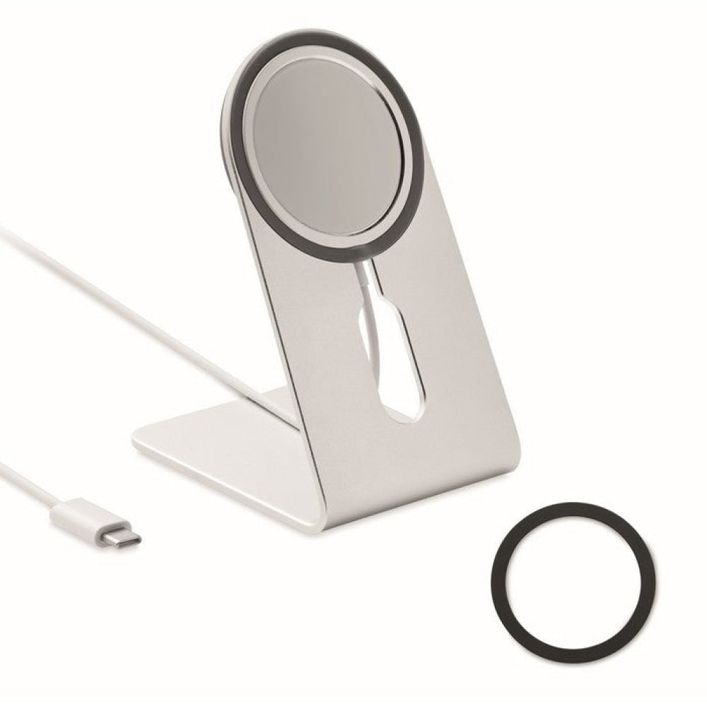MELIS - Argento opaco - UFFICIO - Midocean - Caricatore Magnetico Portatile Mo6417, Office, Telephone / Accessor