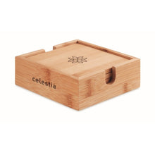 Carica l&#39;immagine nel visualizzatore di Gallery, MENDI - Legna - CASA E VIVERE - Midocean - Home &amp; Living, Kitchen Accesories, Set Sotto Bicchieri Mo9683