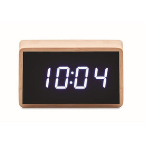 MIRI CLOCK - Legna - TEMPO E METEO - Midocean - Clocks, Sveglia In Bamboo Mo9921, Time & Weather