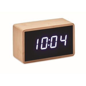 MIRI CLOCK - Legna - TEMPO E METEO - Midocean - Clocks, Sveglia In Bamboo Mo9921, Time & Weather