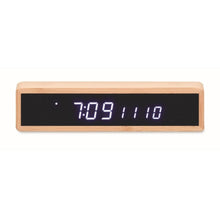 Carica l&#39;immagine nel visualizzatore di Gallery, MORO - Legna - TEMPO E METEO - Midocean - Caricatore Wireless In Bamboo Mo6139, Time &amp; Weather, Weather Stations