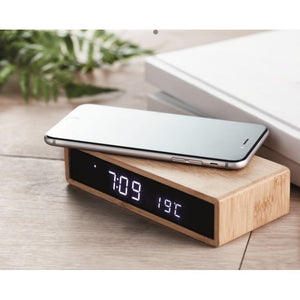 MORO - Legna - TEMPO E METEO - Midocean - Caricatore Wireless In Bamboo Mo6139, Time & Weather, Weather Stations