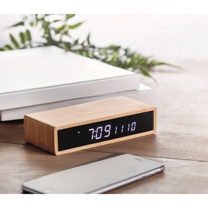 MORO - Legna - TEMPO E METEO - Midocean - Caricatore Wireless In Bamboo Mo6139, Time & Weather, Weather Stations