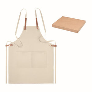 NAGPUR - Beige - CASA E VIVERE - Midocean - Grembiule In Cotone Organico Mo6260, Home & Living, Kitchen Accesories