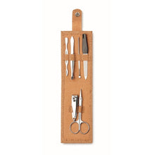 Carica l&#39;immagine nel visualizzatore di Gallery, NAILKIT CORK - Beige - CURA PERSONALE - Midocean - Manicure Set, Personal Care, Set Manicure In Sughero Mo9798
