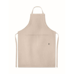 NAIMA APRON - Beige - CASA E VIVERE - Midocean - Grembiule In Canapa Da 200gr Mo6164, Home & Living, Kitchen Accesories