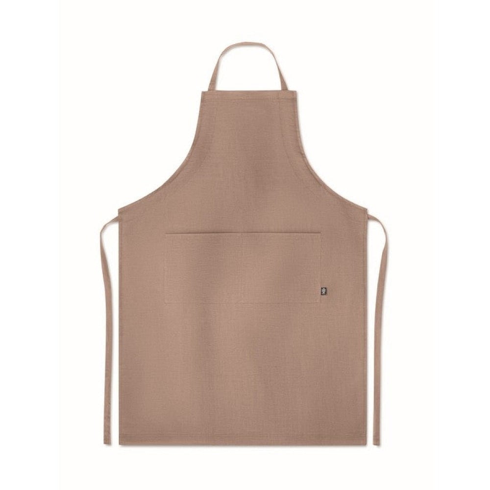 NAIMA APRON - Marrone - CASA E VIVERE - Midocean - Grembiule In Canapa Da 200gr Mo6164, Home & Living, Kitchen Accesories