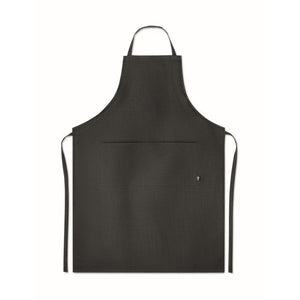 NAIMA APRON - Nero - CASA E VIVERE - Midocean - Grembiule In Canapa Da 200gr Mo6164, Home & Living, Kitchen Accesories