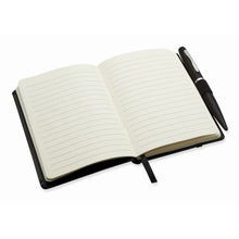Carica l&#39;immagine nel visualizzatore di Gallery, NOTALUX - Nero - UFFICIO - Midocean - Blocco Notes A6 Con Penna Mo8109, Notebooks / Notepads, Office