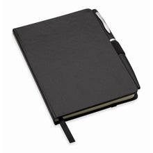 Carica l&#39;immagine nel visualizzatore di Gallery, NOTALUX - Nero - UFFICIO - Midocean - Blocco Notes A6 Con Penna Mo8109, Notebooks / Notepads, Office
