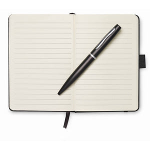 NOTALUX - Nero - UFFICIO - Midocean - Blocco Notes A6 Con Penna Mo8109, Notebooks / Notepads, Office