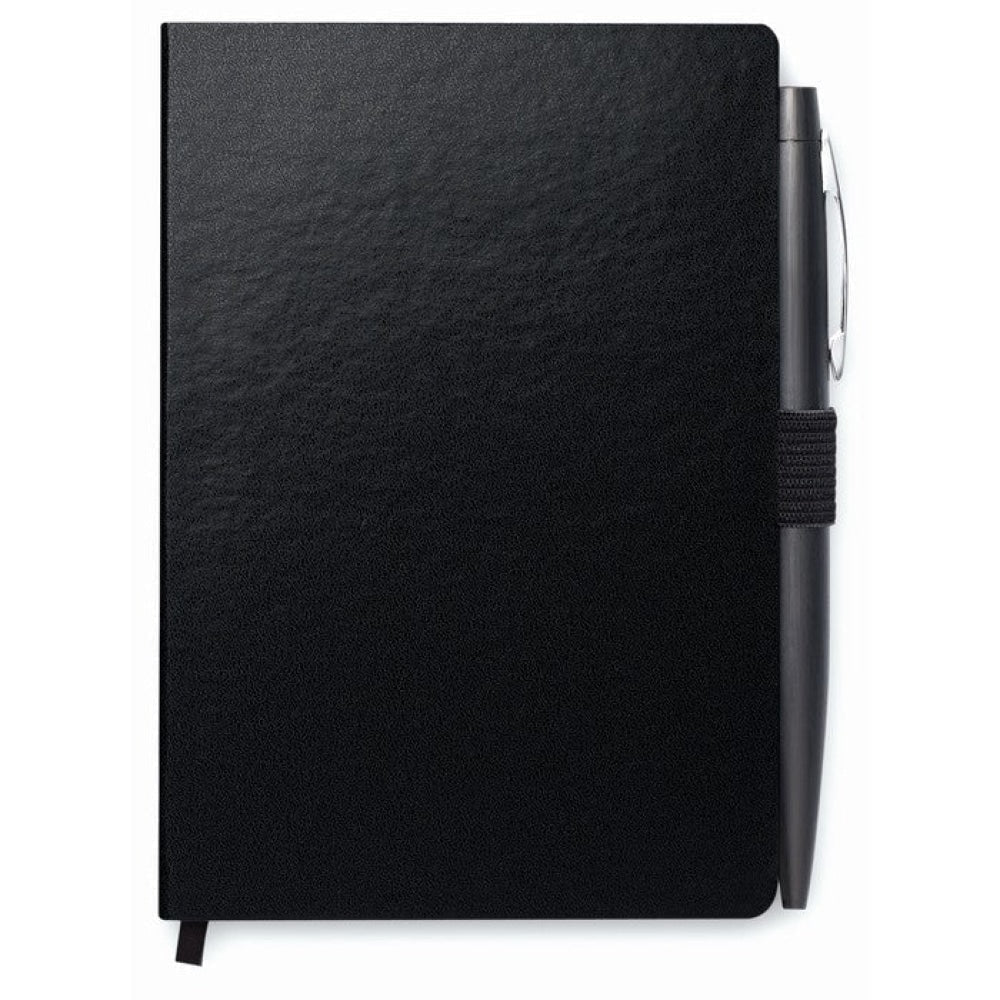 NOTALUX - Nero - UFFICIO - Midocean - Blocco Notes A6 Con Penna Mo8109, Notebooks / Notepads, Office
