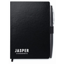 Carica l&#39;immagine nel visualizzatore di Gallery, NOTALUX - Nero - UFFICIO - Midocean - Blocco Notes A6 Con Penna Mo8109, Notebooks / Notepads, Office