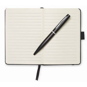 NOTALUX - Nero - UFFICIO - Midocean - Blocco Notes A6 Con Penna Mo8109, Notebooks / Notepads, Office