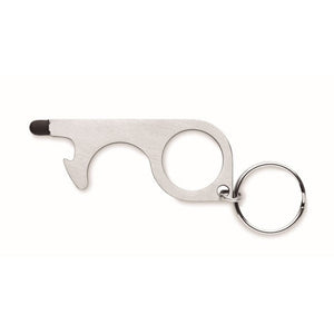 NOTOUCH - Argento opaco - PREMI - Midocean - Apriporta Senza Contatto Mo6133, Key Rings / Chains /, Premiums
