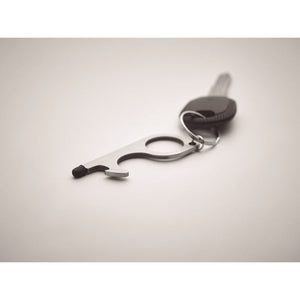 NOTOUCH - Argento opaco - PREMI - Midocean - Apriporta Senza Contatto Mo6133, Key Rings / Chains /, Premiums