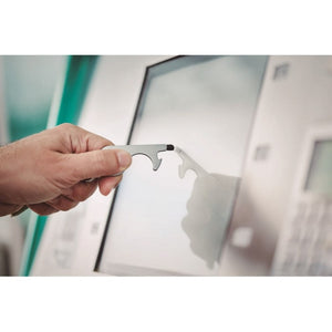 NOTOUCH - Argento opaco - PREMI - Midocean - Apriporta Senza Contatto Mo6133, Key Rings / Chains /, Premiums