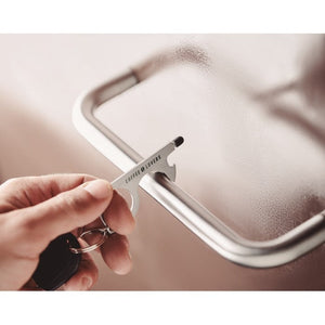 NOTOUCH - Argento opaco - PREMI - Midocean - Apriporta Senza Contatto Mo6133, Key Rings / Chains /, Premiums