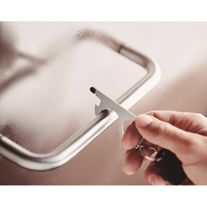 NOTOUCH - Argento opaco - PREMI - Midocean - Apriporta Senza Contatto Mo6133, Key Rings / Chains /, Premiums