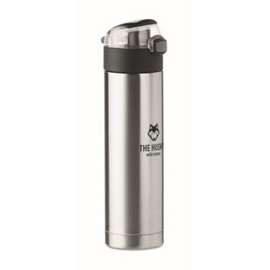 NUUK LUX - Argento opaco - CASA E VIVERE - Midocean - Borraccia Con Blocco. 400ml Mo9660, Drinking Bottle, Home & Living