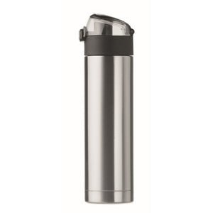 NUUK LUX - Argento opaco - CASA E VIVERE - Midocean - Borraccia Con Blocco. 400ml Mo9660, Drinking Bottle, Home & Living