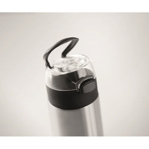 NUUK LUX - Argento opaco - CASA E VIVERE - Midocean - Borraccia Con Blocco. 400ml Mo9660, Drinking Bottle, Home & Living