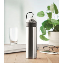 Carica l&#39;immagine nel visualizzatore di Gallery, NUUK LUX - Argento opaco - CASA E VIVERE - Midocean - Borraccia Con Blocco. 400ml Mo9660, Drinking Bottle, Home &amp; Living