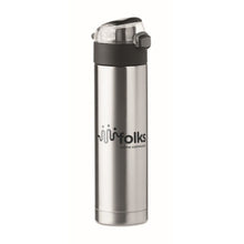 Carica l&#39;immagine nel visualizzatore di Gallery, NUUK LUX - Argento opaco - CASA E VIVERE - Midocean - Borraccia Con Blocco. 400ml Mo9660, Drinking Bottle, Home &amp; Living
