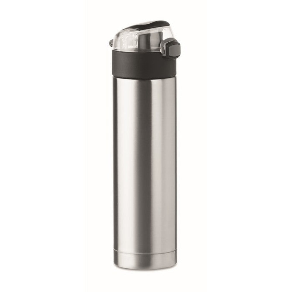 NUUK LUX - Argento opaco - CASA E VIVERE - Midocean - Borraccia Con Blocco. 400ml Mo9660, Drinking Bottle, Home & Living