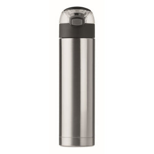 NUUK LUX - Argento opaco - CASA E VIVERE - Midocean - Borraccia Con Blocco. 400ml Mo9660, Drinking Bottle, Home & Living