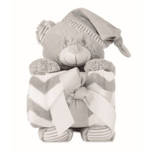 Carica l&#39;immagine nel visualizzatore di Gallery, OSSET - Grigio - GIOCHI PER BAMBINI - Midocean - Kids &amp; Games, Orsacchiotto Con Copertina Mo9841, Plush