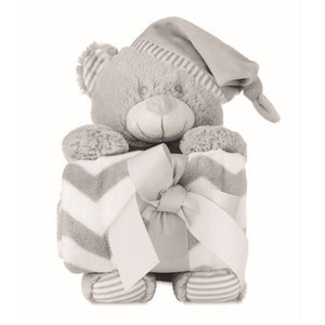 OSSET - Grigio - GIOCHI PER BAMBINI - Midocean - Kids & Games, Orsacchiotto Con Copertina Mo9841, Plush