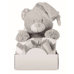 OSSET - Grigio - GIOCHI PER BAMBINI - Midocean - Kids & Games, Orsacchiotto Con Copertina Mo9841, Plush