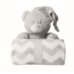 OSSET - Grigio - GIOCHI PER BAMBINI - Midocean - Kids & Games, Orsacchiotto Con Copertina Mo9841, Plush