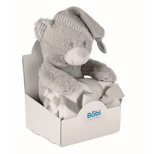 OSSET - Grigio - GIOCHI PER BAMBINI - Midocean - Kids & Games, Orsacchiotto Con Copertina Mo9841, Plush