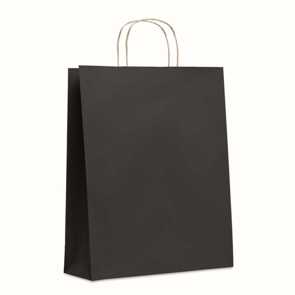 PAPER TONE L - Nero - BORSE E VIAGGIO - Midocean - Bags & Travel, Busta Regalo Grande. 90gr/mq Mo6174, Shopping Bag