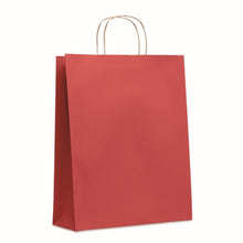 Carica l&#39;immagine nel visualizzatore di Gallery, PAPER TONE L - rosso - BORSE E VIAGGIO - Midocean - Bags &amp; Travel, Busta Regalo Grande. 90gr/mq Mo6174, Shopping Bag