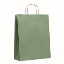 Carica l&#39;immagine nel visualizzatore di Gallery, PAPER TONE L - Verde - BORSE E VIAGGIO - Midocean - Bags &amp; Travel, Busta Regalo Grande. 90gr/mq Mo6174, Shopping Bag