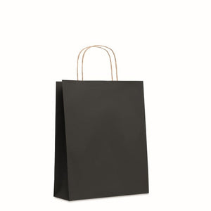 PAPER TONE M - Nero - BORSE E VIAGGIO - Midocean - Bags & Travel, Busta Regalo Media. 90gr/mq Mo6173, Shopping Bag
