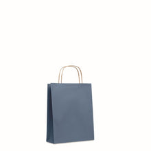 Carica l&#39;immagine nel visualizzatore di Gallery, PAPER TONE S - Blu - BORSE E VIAGGIO - Midocean - Bags &amp; Travel, Busta Regalo Piccola. 90gr/mq Mo6172, Shopping Bag