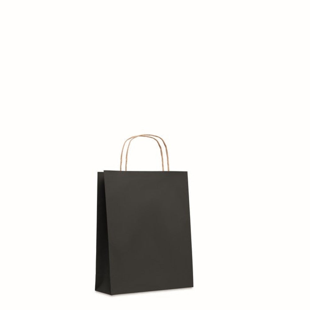 PAPER TONE S - Nero - BORSE E VIAGGIO - Midocean - Bags & Travel, Busta Regalo Piccola. 90gr/mq Mo6172, Shopping Bag