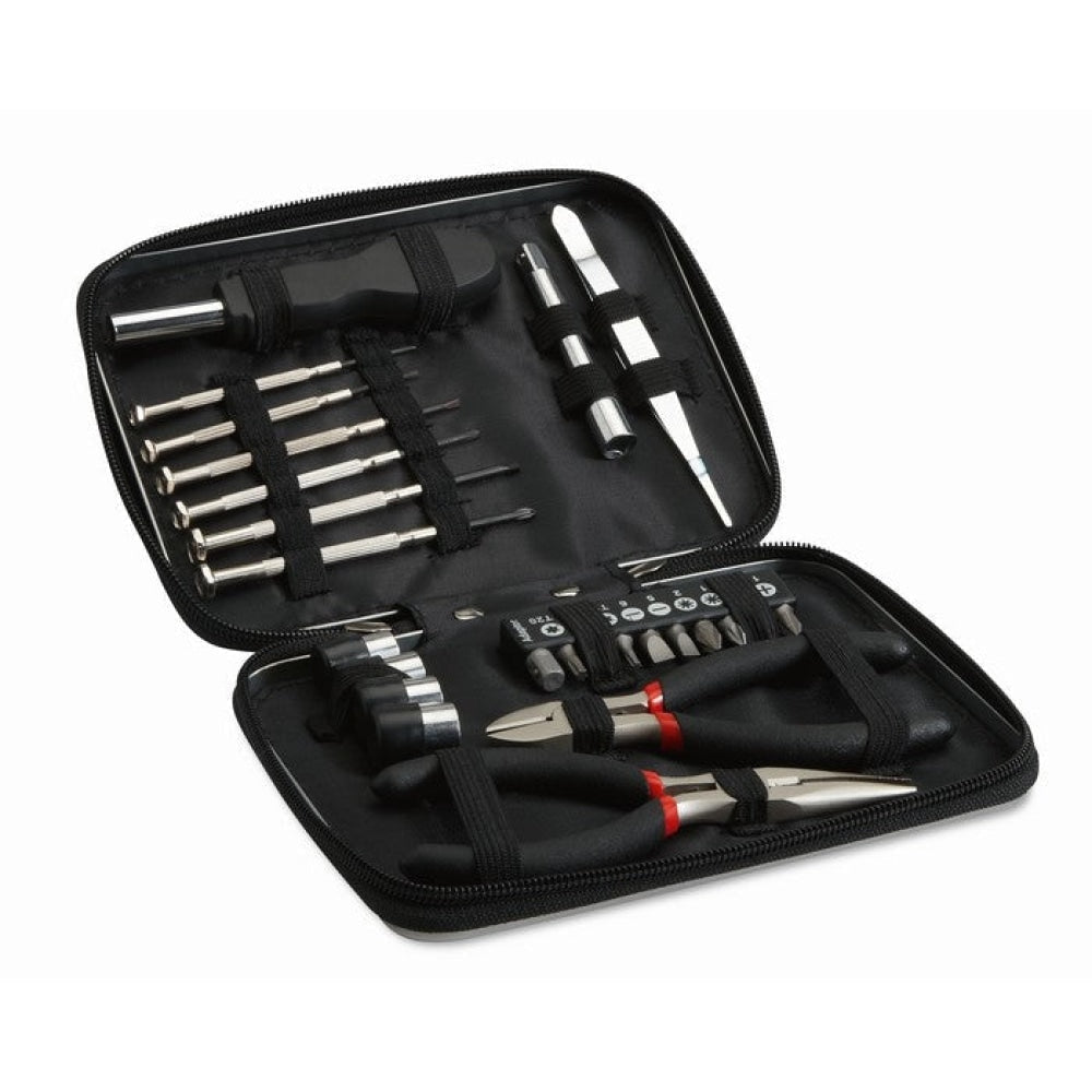 PAUL - Nero - STRUMENTI E LUCI - Midocean - Bricolage, Set Attrezzi In Confezione Di Mo8241, Tools & Lights