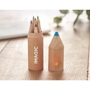 PETIT COLORET - Legna - SCRIVERE - Midocean - Pencil, Set 6 Matite Colorate Mo9875, Writing