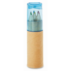 PETIT LAMBUT - Blu trasparente - SCRIVERE - Midocean - Pencil, Set 6 Matite Colorate Mo8580, Writing