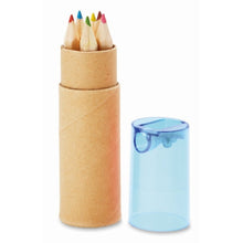 Carica l&#39;immagine nel visualizzatore di Gallery, PETIT LAMBUT - SCRIVERE - Midocean - Pencil, Set 6 Matite Colorate Mo8580, Writing