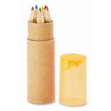 Carica l&#39;immagine nel visualizzatore di Gallery, PETIT LAMBUT - SCRIVERE - Midocean - Pencil, Set 6 Matite Colorate Mo8580, Writing