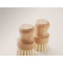 Carica l&#39;immagine nel visualizzatore di Gallery, PINTSEL - Legna - CASA E VIVERE - Midocean - Cleaning Tools, Home &amp; Living, Set Di Spazzole In Bamboo Vegetmo6374