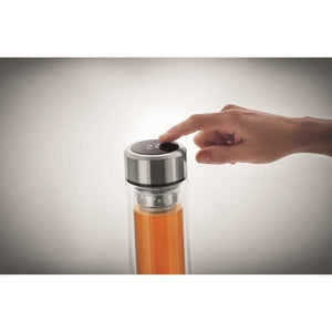 POLE GLASS - Trasparente - CASA E VIVERE - Midocean - Glasses, Home & Living, Thermos Con Termometro Touch Mo6169