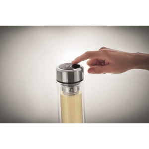 POLE GLASS - Trasparente - CASA E VIVERE - Midocean - Glasses, Home & Living, Thermos Con Termometro Touch Mo6169