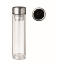 Carica l&#39;immagine nel visualizzatore di Gallery, POLE GLASS - Trasparente - CASA E VIVERE - Midocean - Glasses, Home &amp; Living, Thermos Con Termometro Touch Mo6169